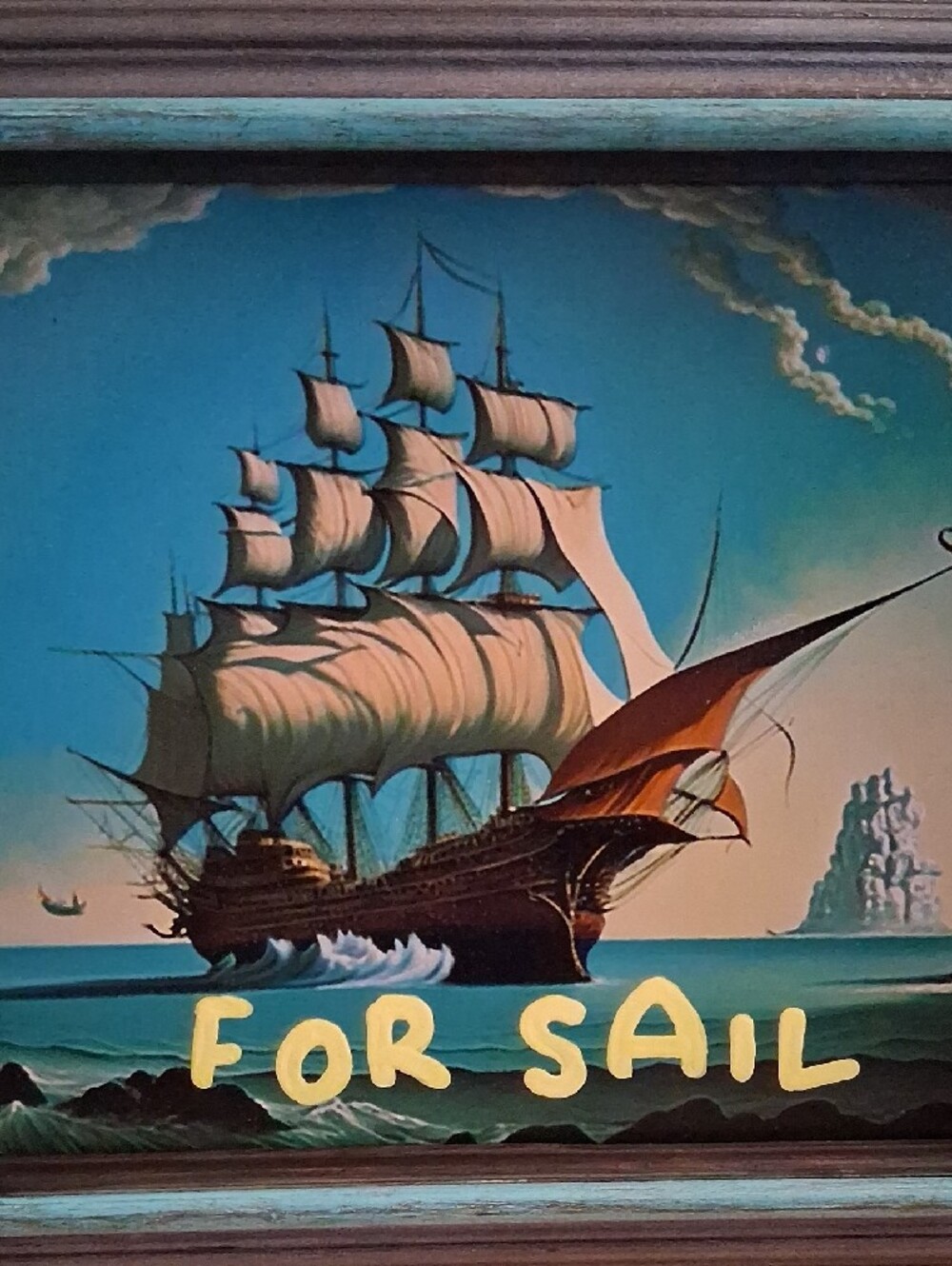Novelty Sailing Ship Wall Art - For Sail - Picture 9 of 9